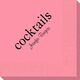 Big Word Cocktails Napkins Image 4 of 4
